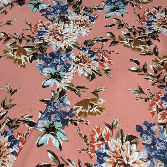 Carolina Belle Coral and Floral Blazer Women's Medium - Picture 4 of 6